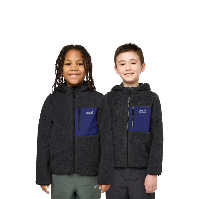Jack Wolfskin Ice Curl Hood Jacket K veste polaire enfant