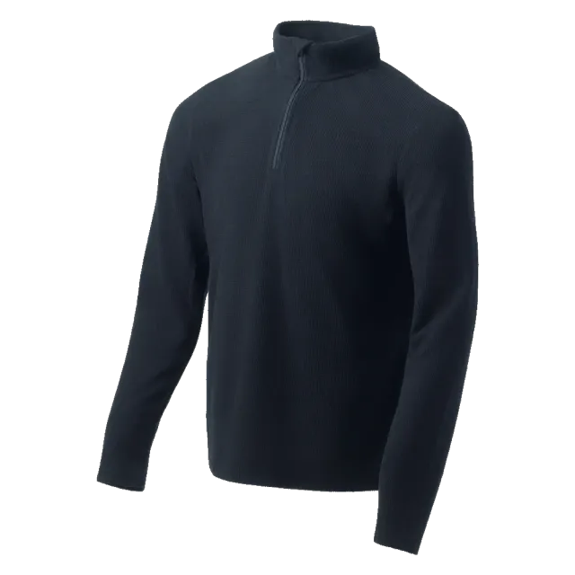 Lhotse Jawad Black polaire demi-zip grid