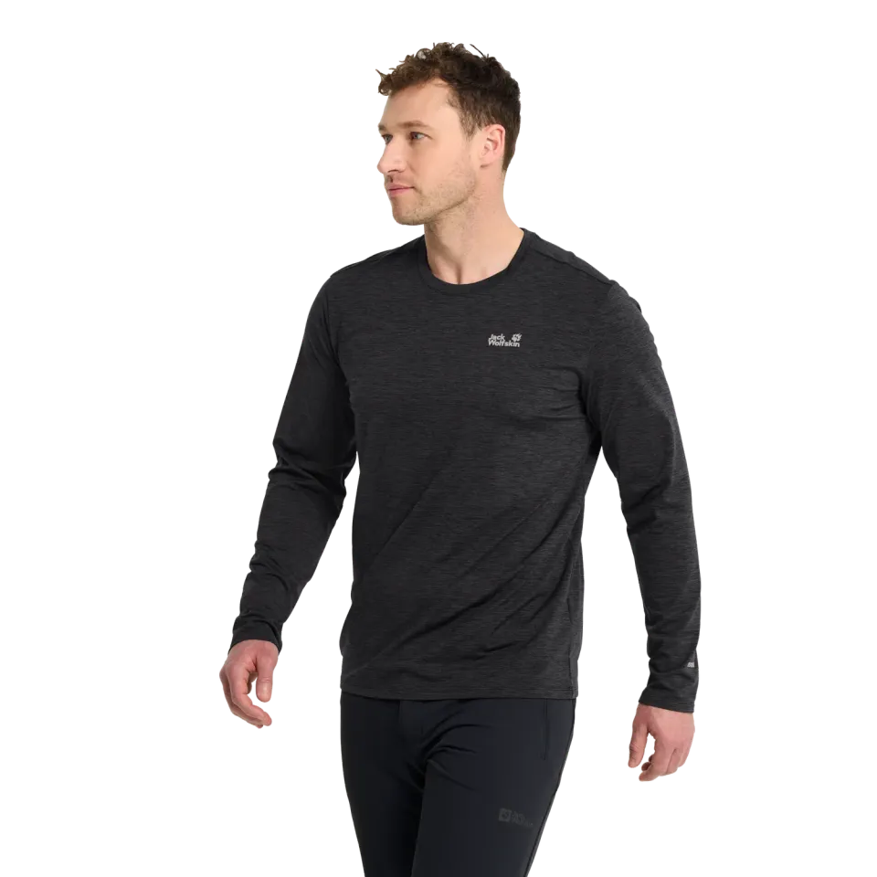 Jack Wolfskin Trail LS M t-shirt manche longue homme respirant