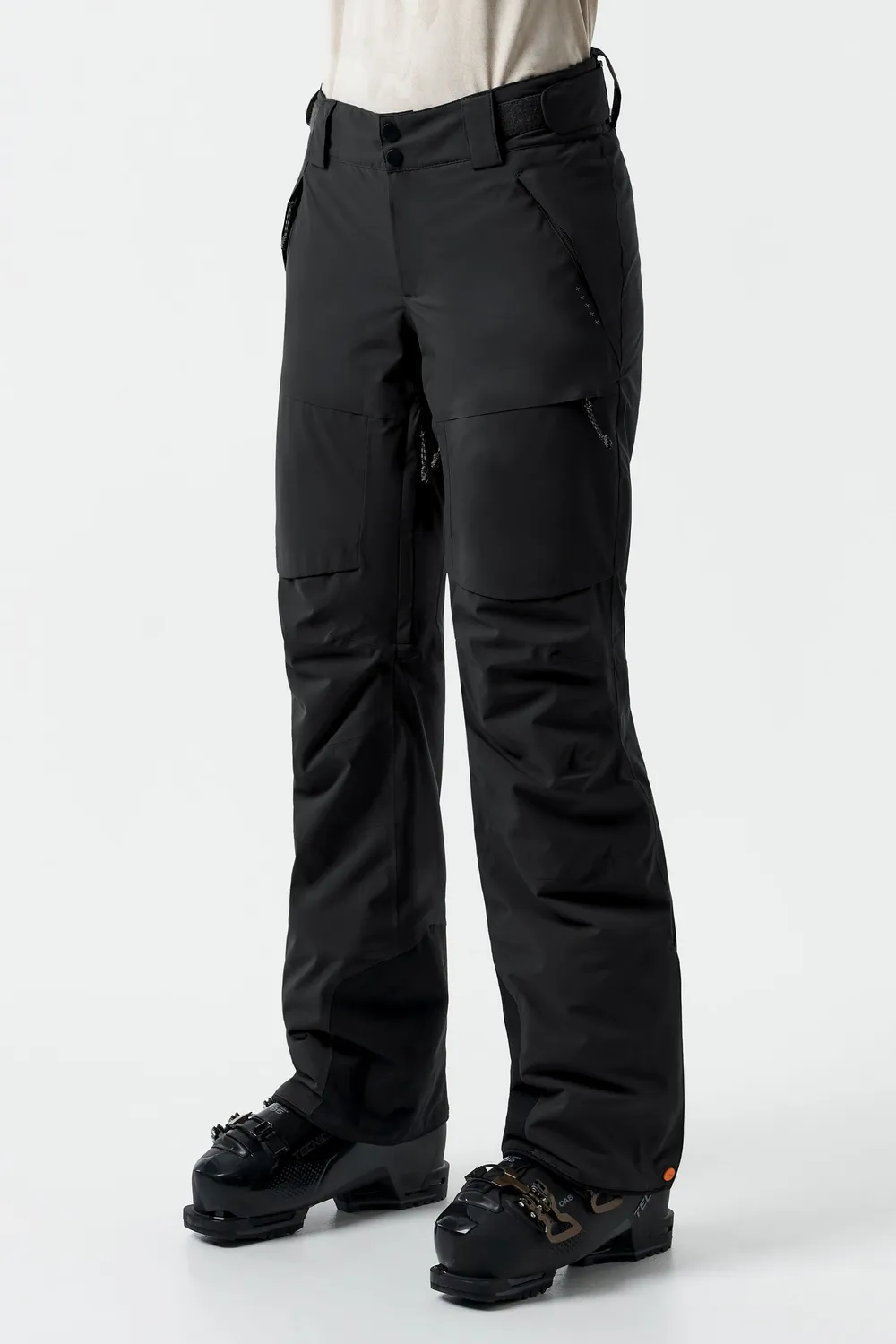 Orage Clara pantalon ski femme noir isolé