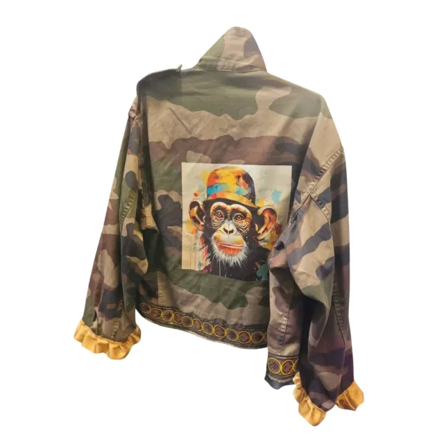 La Fée Bidule Monkey veste militaire camouflage