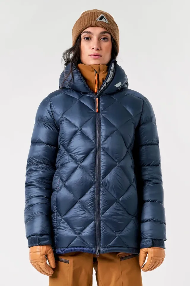 Orage Whitecap doudoune parka femme bleu duvet déperlante