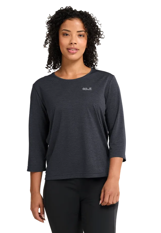 Jack Wolfskin Wildtrail 3/4 W t-shirt femme respirant