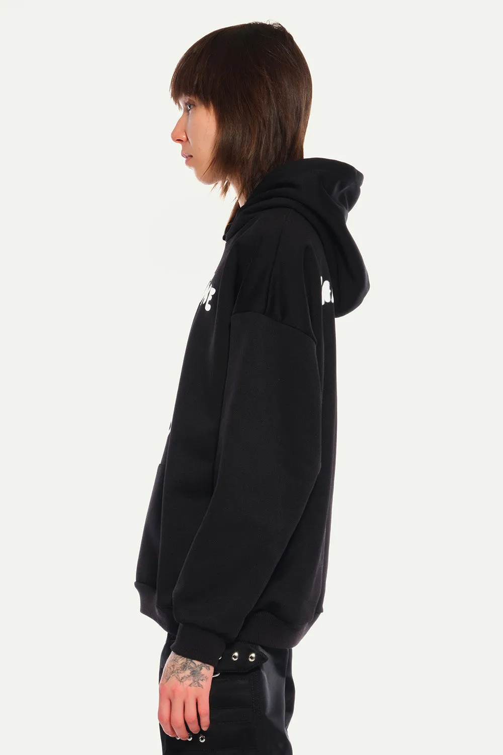 Jeanne Friot Punk hoodie rouge slogan M