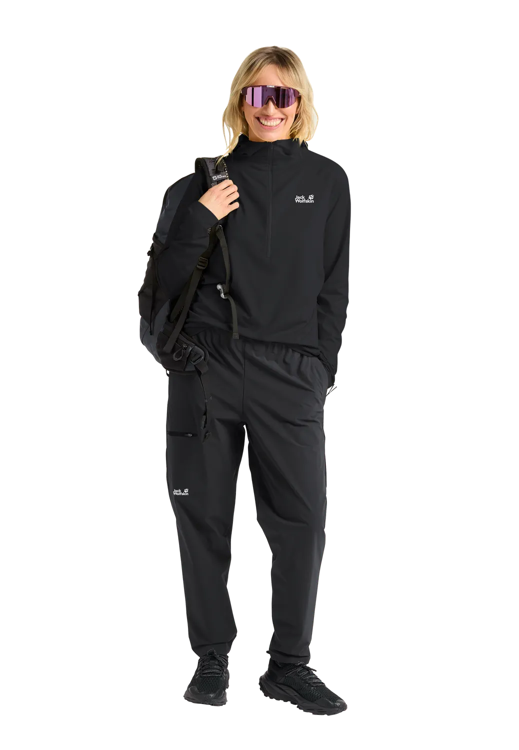 Jack Wolfskin Prelight Trail Hooded W sweat femme zippé