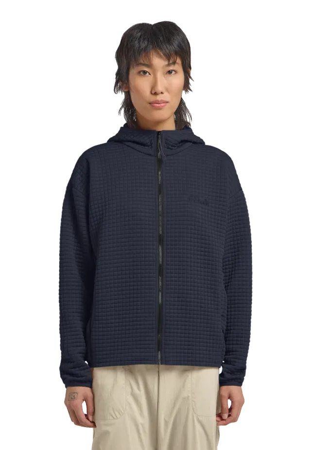 Jack Wolfskin Mogari Hooded FZ W polaire femme gaufrée