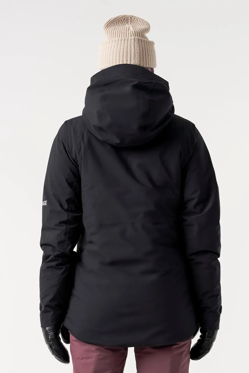 Orage Nina Hybrid veste ski noire resort