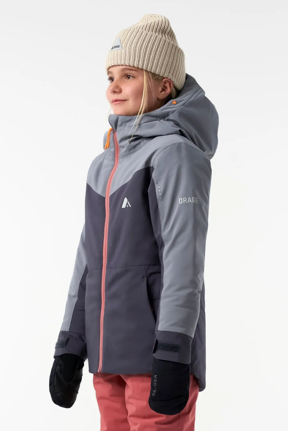 Orage Bromont veste ski fille B157 isolée
