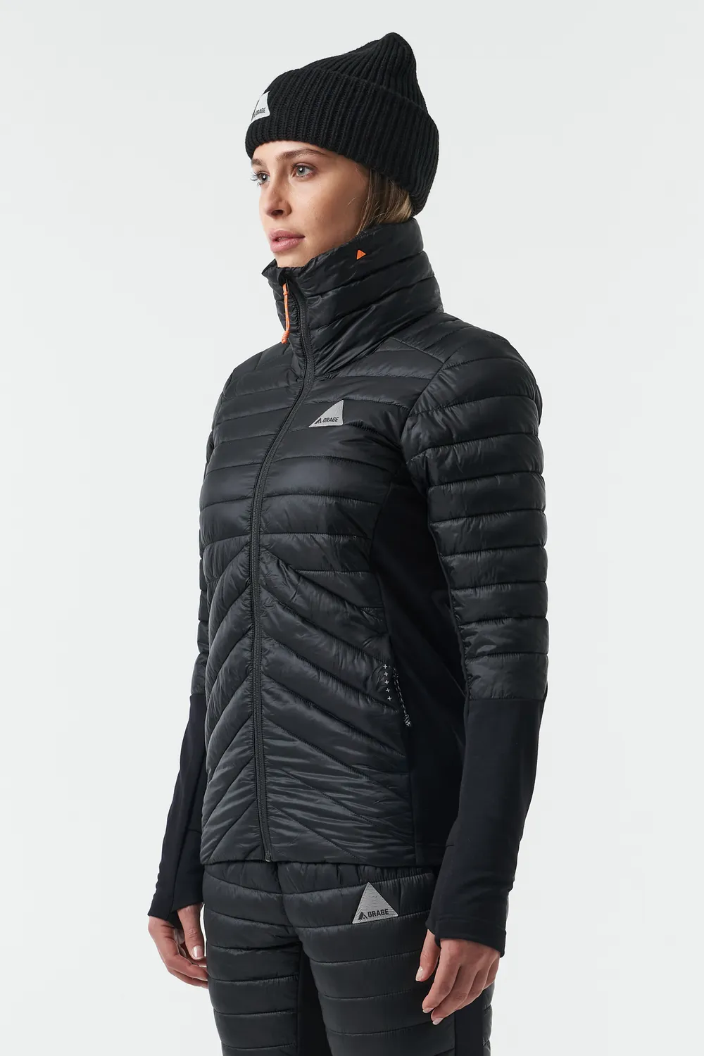 Orage Phoenix Hybrid veste femme noire midlayer