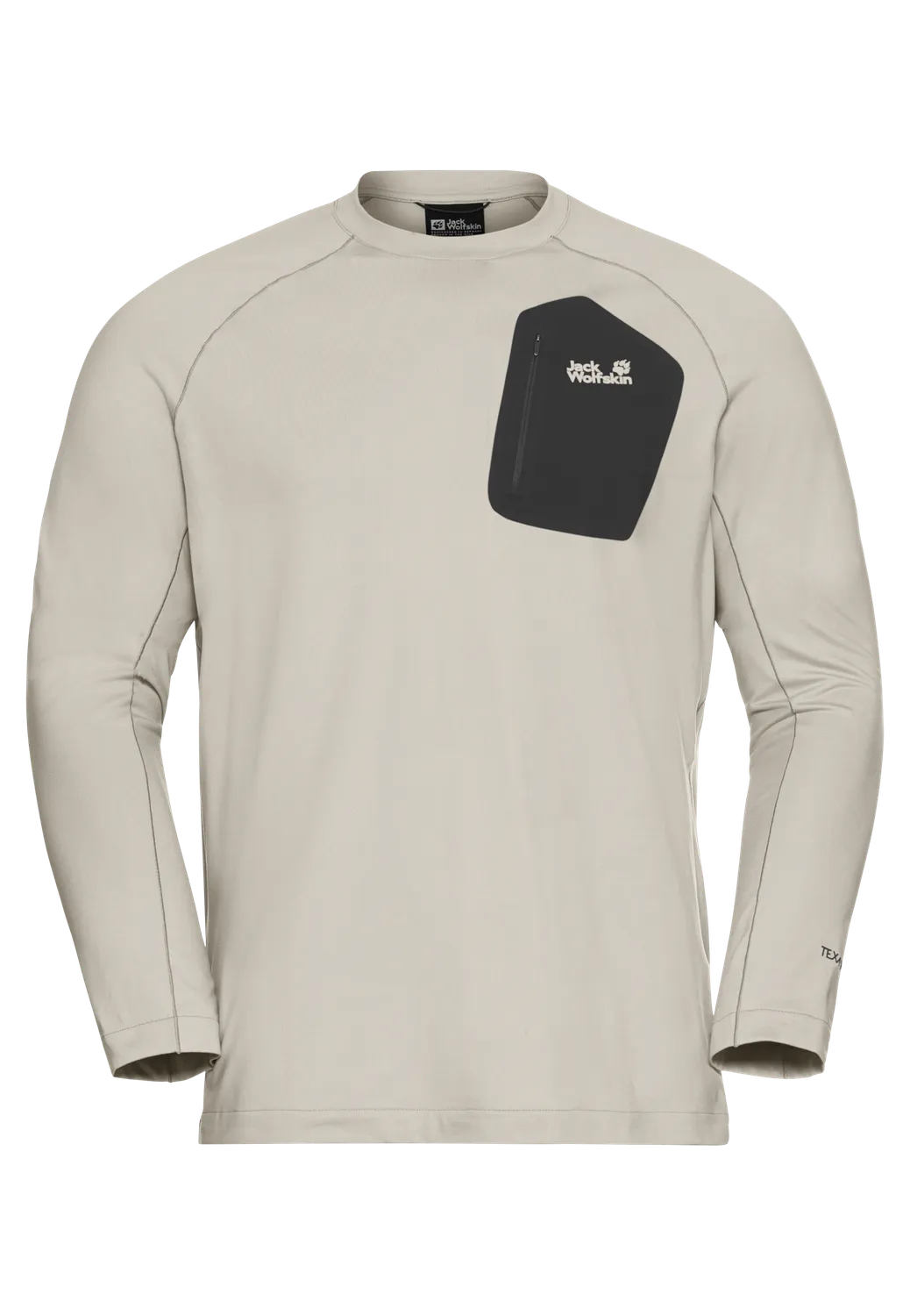 Jack Wolfskin Prelight Trail Crew M polaire homme poche