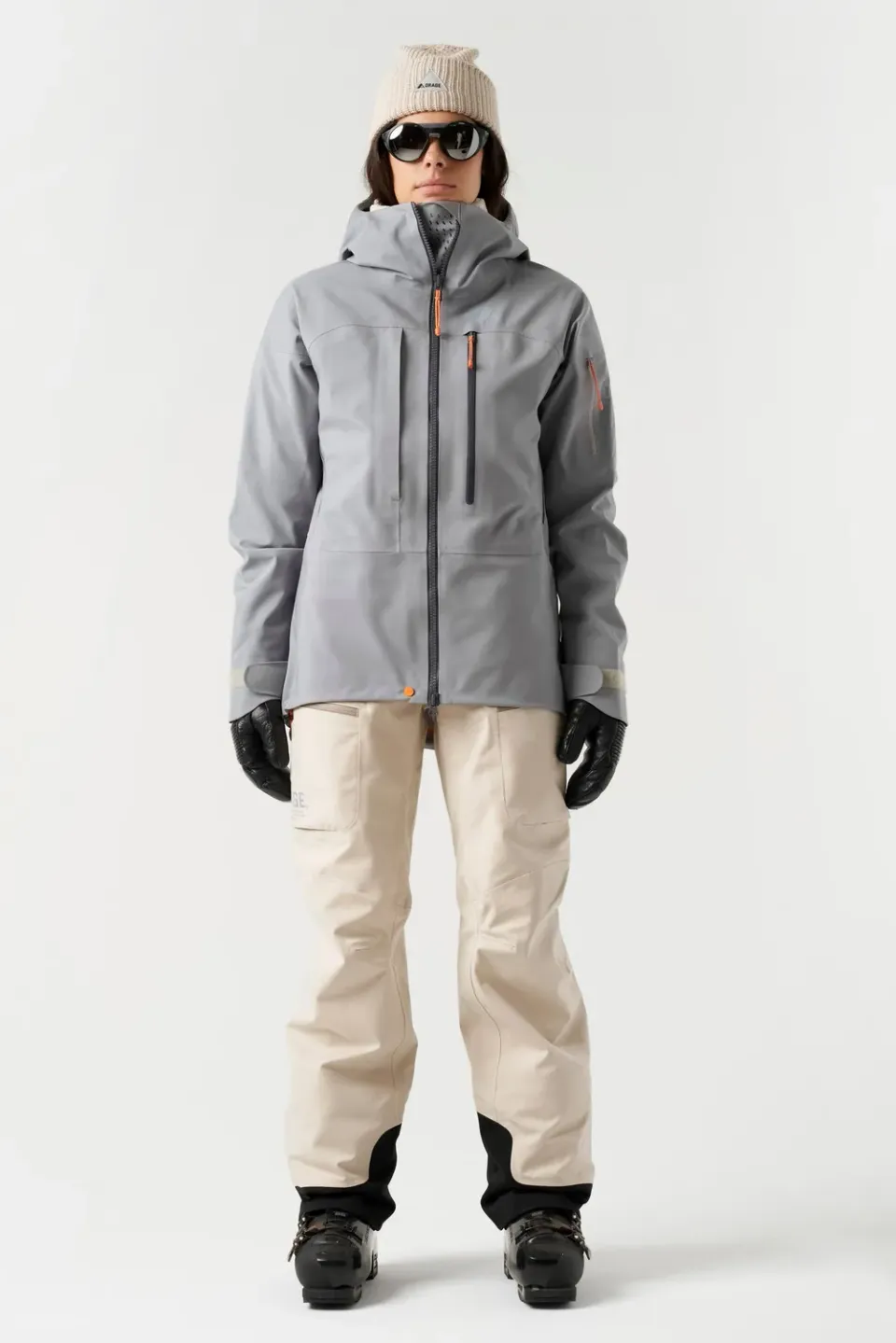 Orage MTN-X Panorama 3L veste ski femme bleu acier imperméable