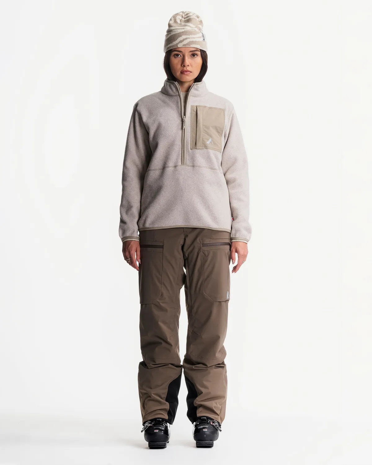 Orage Hunter polaire demi-zip femme Bud