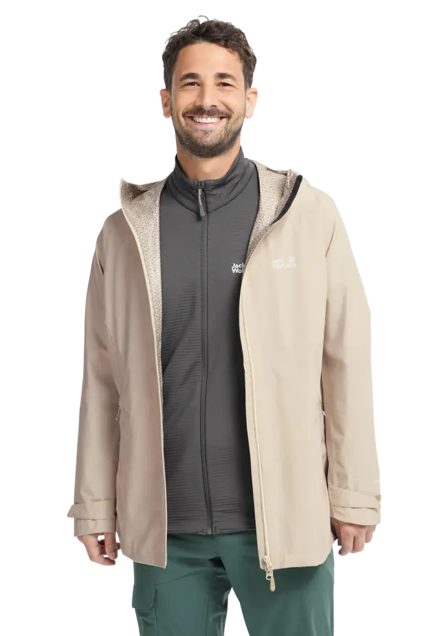 Jack Wolfskin Litestride 3in1 veste homme imperméable