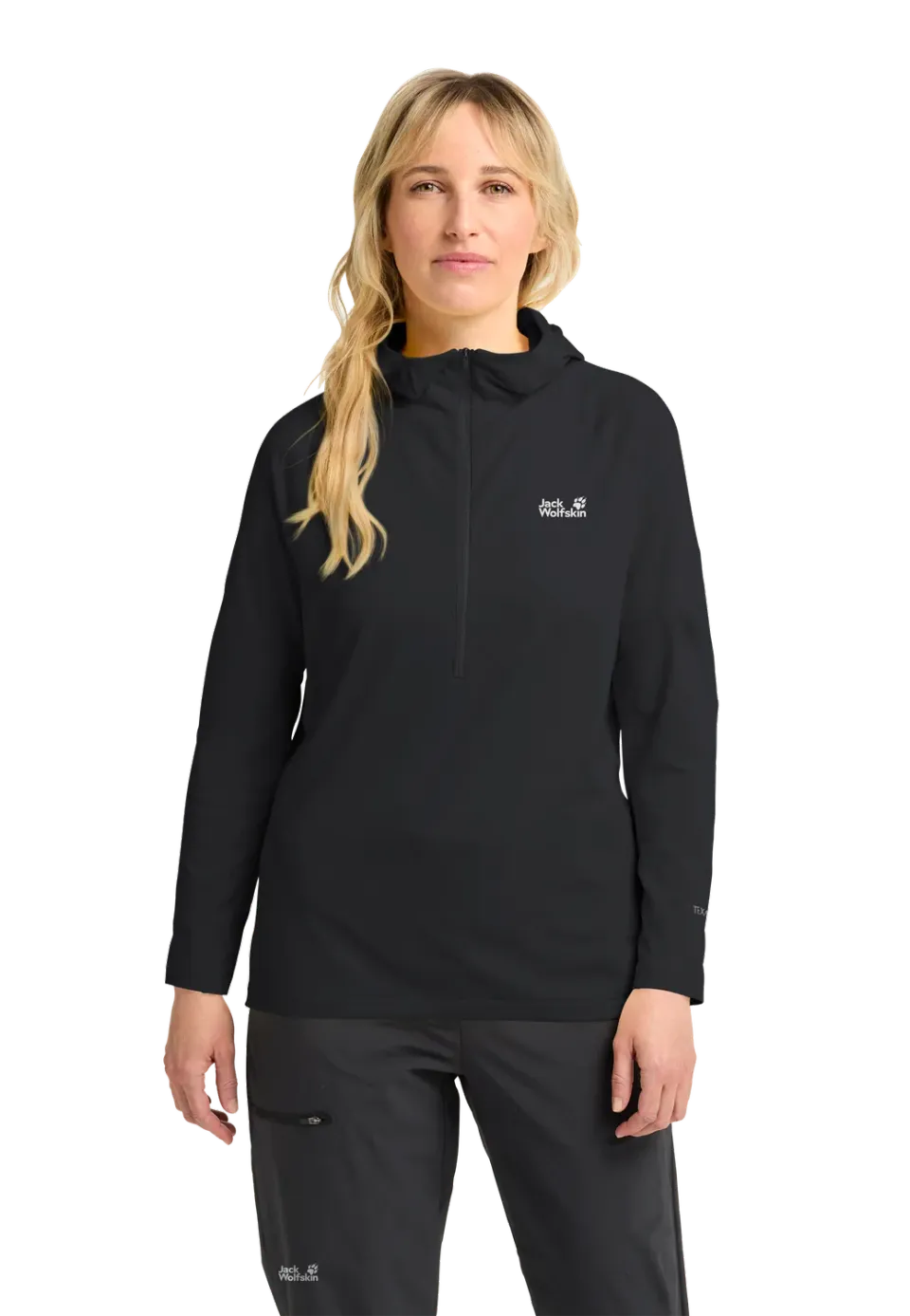 Jack Wolfskin Prelight Trail Hooded W sweat femme zippé