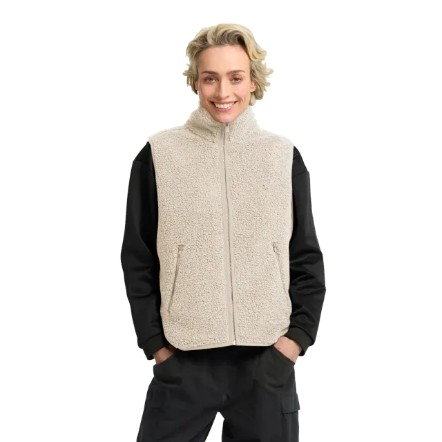 Jack Wolfskin High Curl Vest W gilet polaire femme sherpa