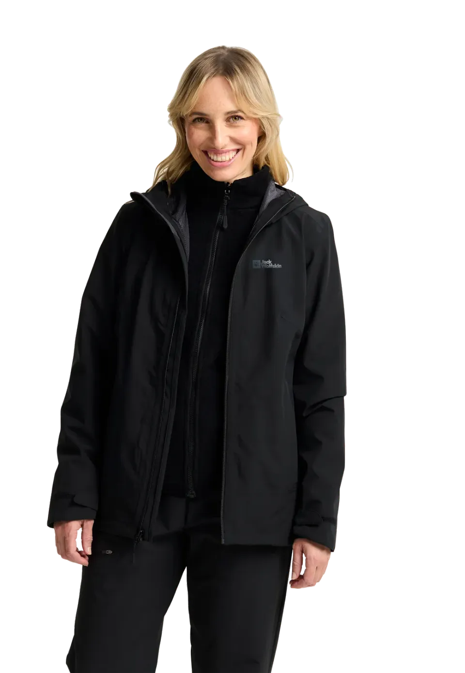 Jack Wolfskin Moonrise 3in1 Jkt W veste 3-en-1 femme imperméable