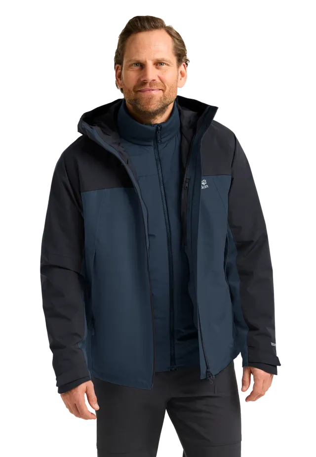 Jack Wolfskin Wild Places 3in1 JKT M Veste Homme Hiver