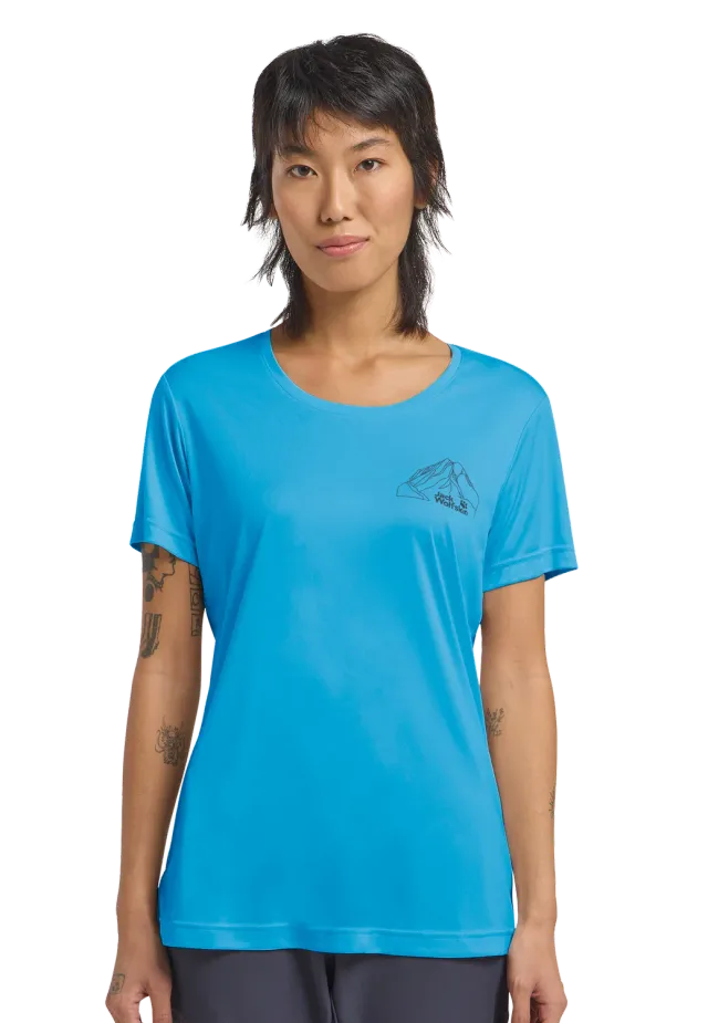 Jack Wolfskin Peak Graphic T W t-shirt femme séchage rapide