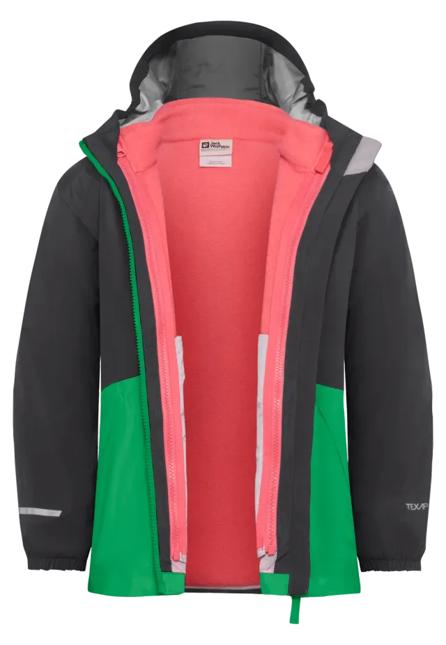 Jack Wolfskin Iceland 3in1 veste enfant imperméable