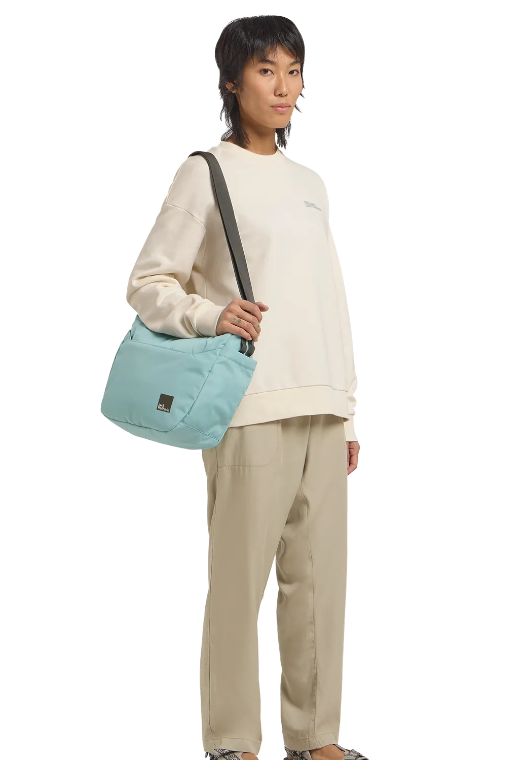 Jack Wolfskin Essential Crewneck W sweat femme coton