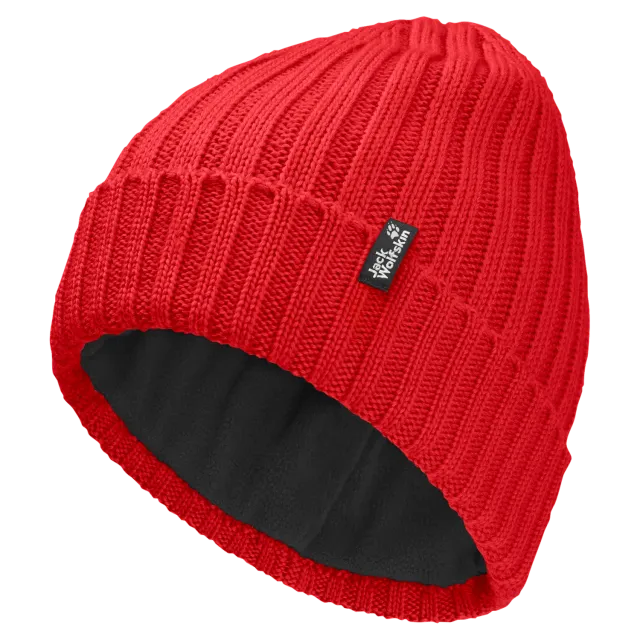 Jack Wolfskin Rib Knit Beanie bonnet taille unique chaud