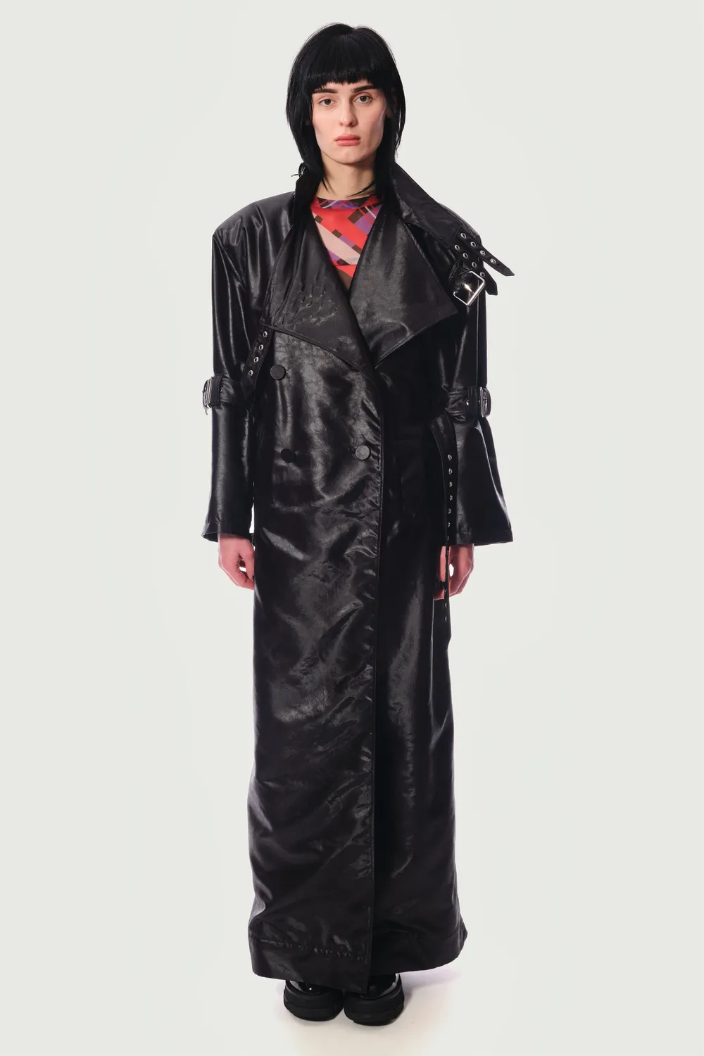 JEANNE FRIOT Jeanne Trench imperméable noir