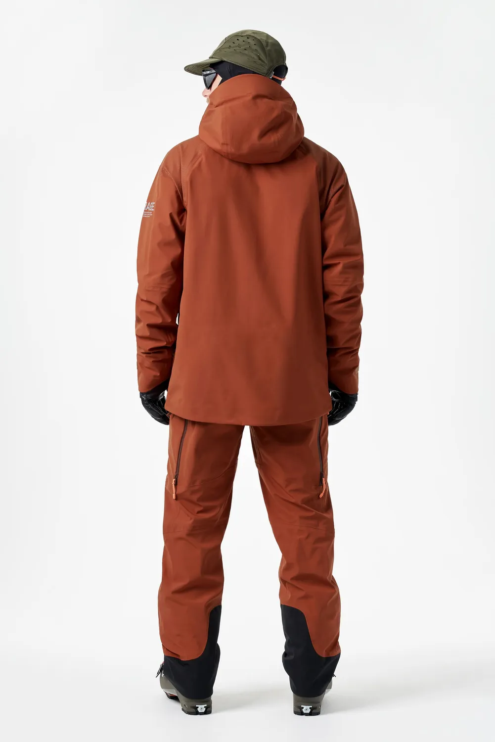 Orage Glacier 3L veste ski Dark Terracotta light