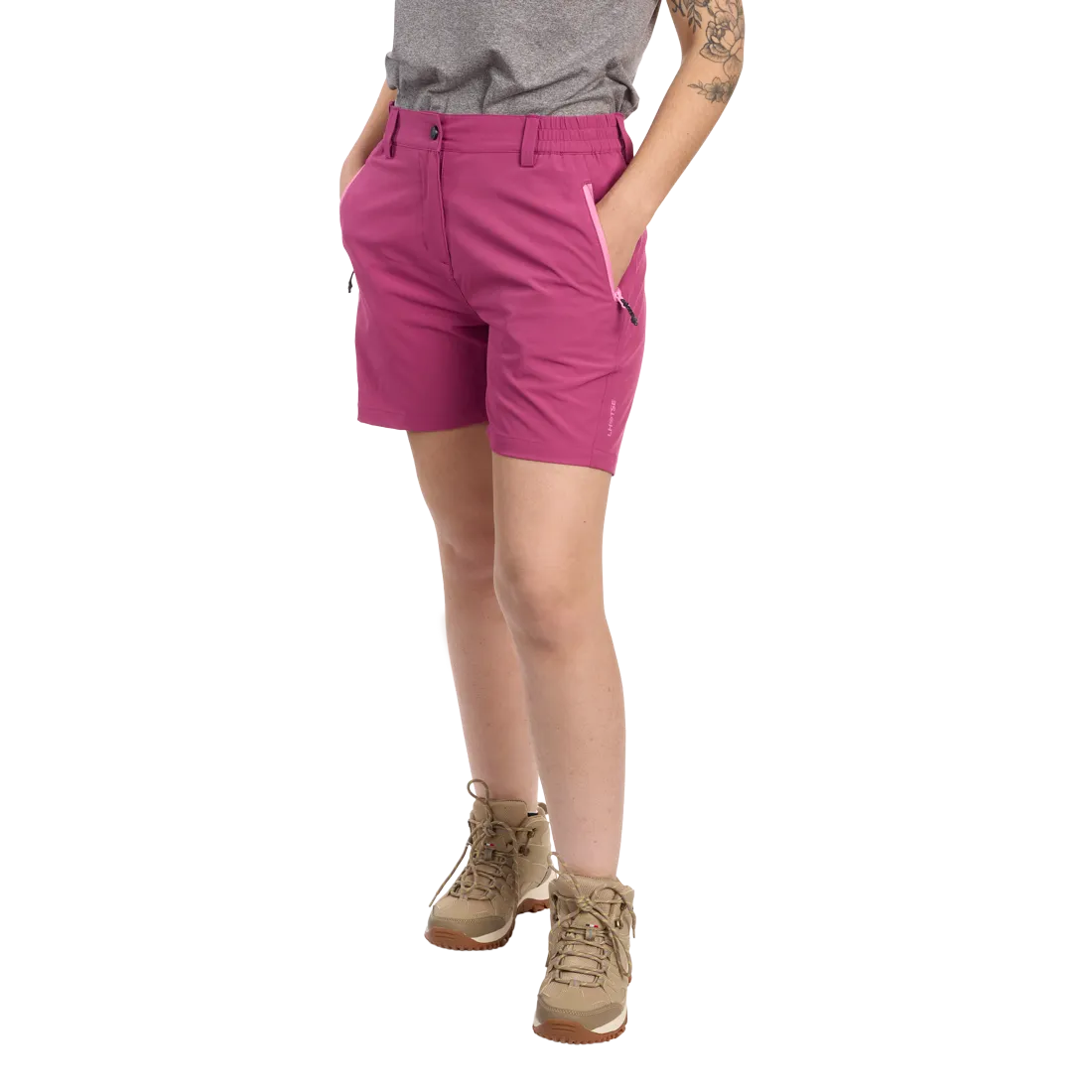 Lhotse Malia short fuchsia poches zippées
