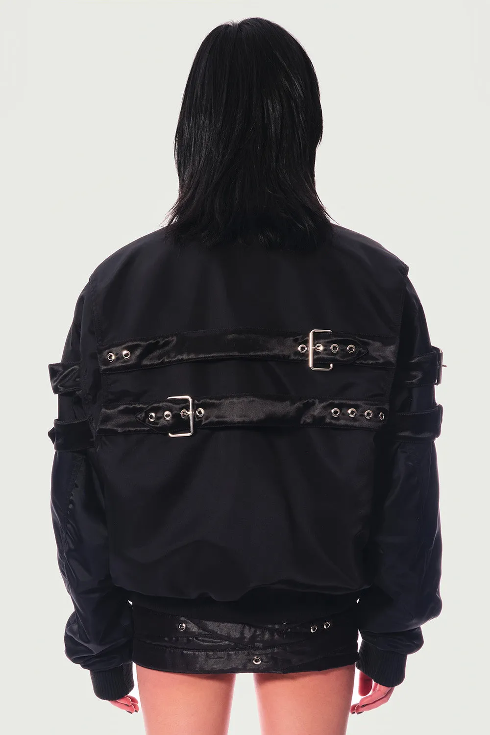 Jeanne Friot Alex Bombers veste noire matelassée déperlante