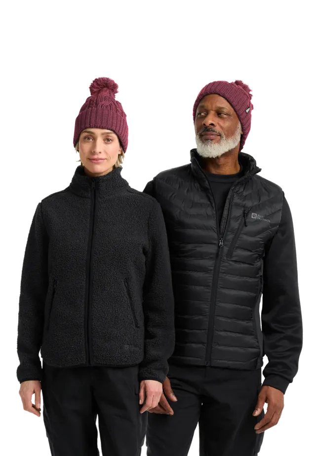 Jack Wolfskin Pompom Beanie bonnet chaud laine