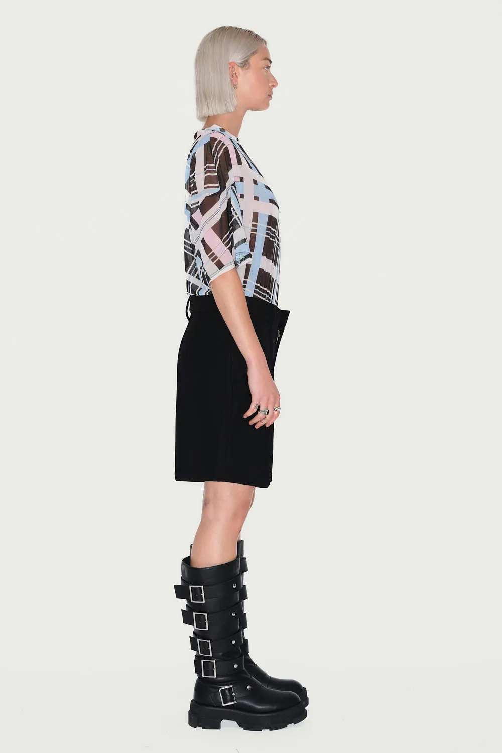 JEANNE FRIOT Hego Bermuda bermuda tailleur noir laine