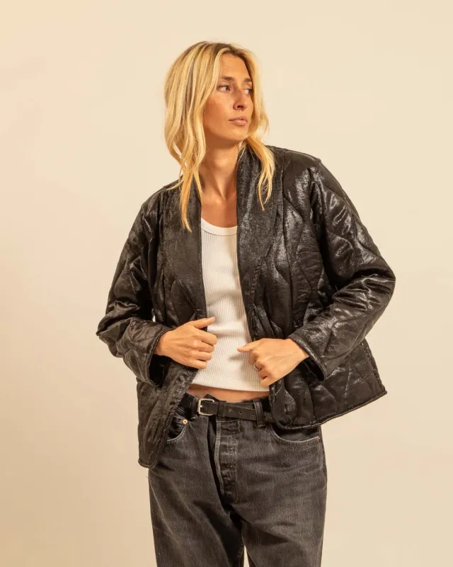 AOKYANOS Cuba irisé kimono noir taille unique polyester