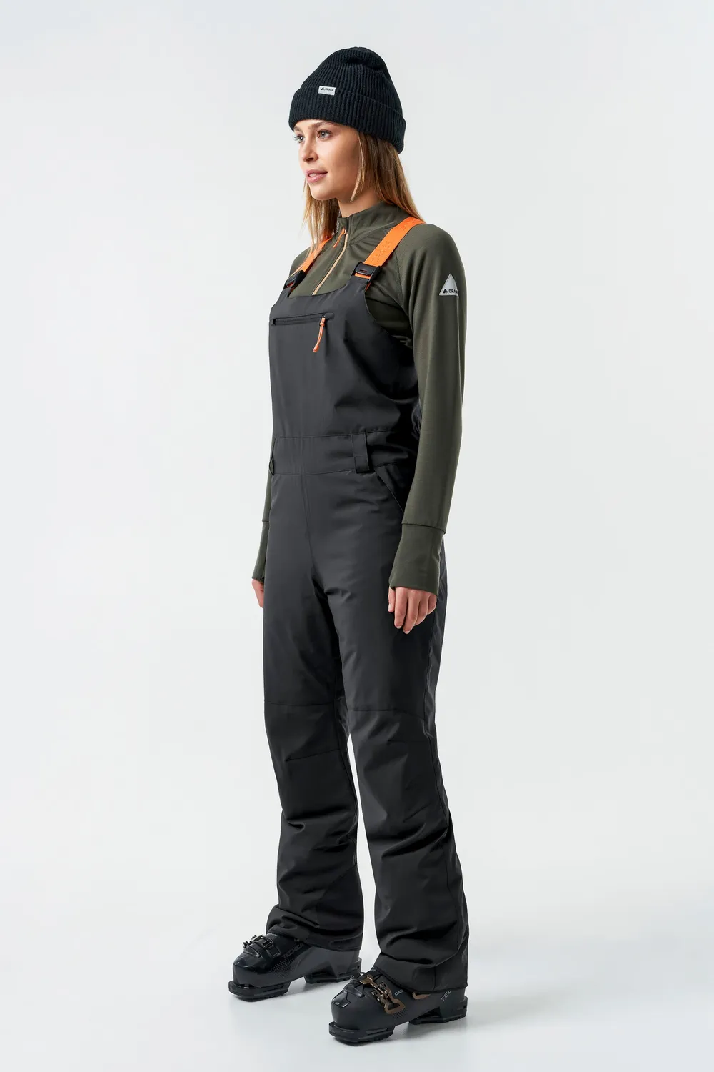 Orage Ridge L20605 salopette ski femme Noire isolée