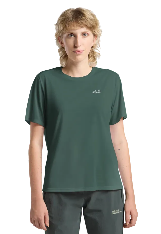 JACK WOLFSKIN VONNAN S/S T W t-shirt femme respirant