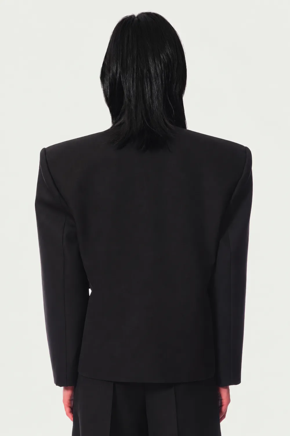 JEANNE FRIOT Camille Jacket veste noire laine vierge