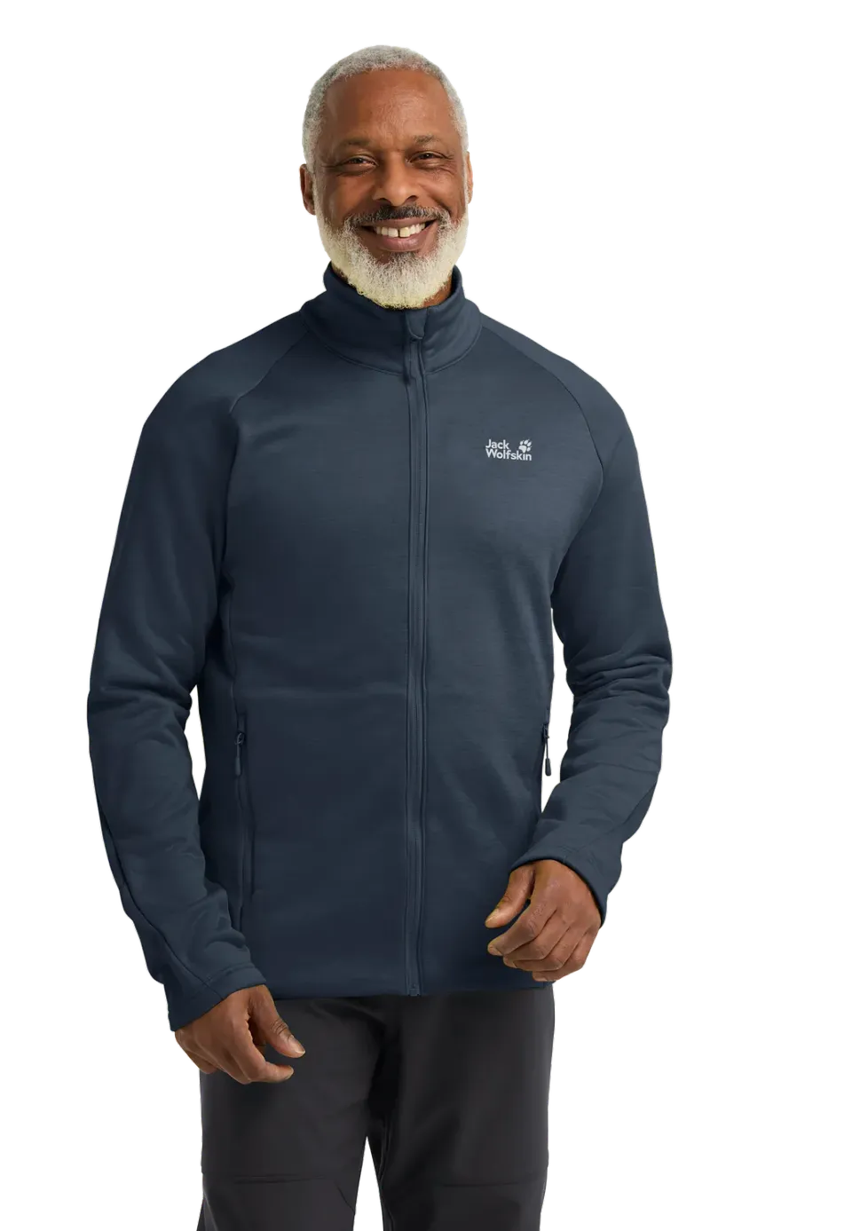 Jack Wolfskin Peak District FZ M polaire zippée chinée