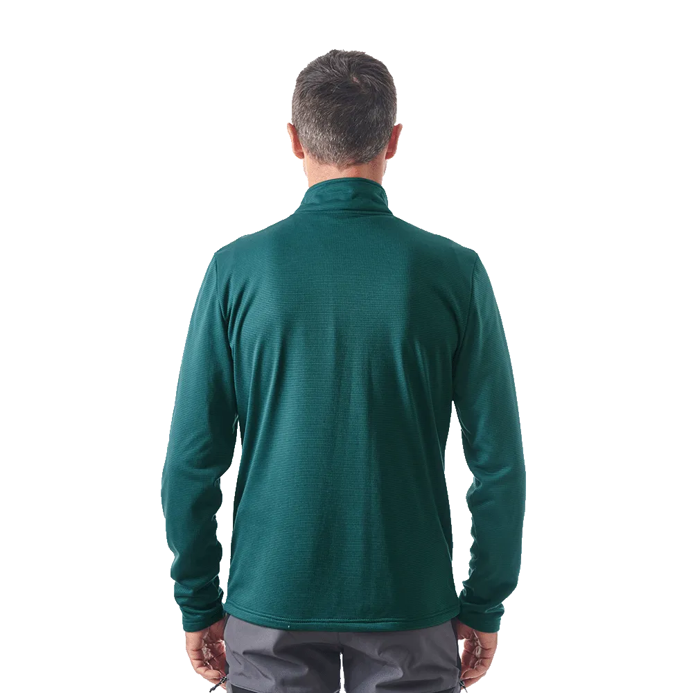 Lhotse Jawad Balsam polaire demi-zip verte grid homme