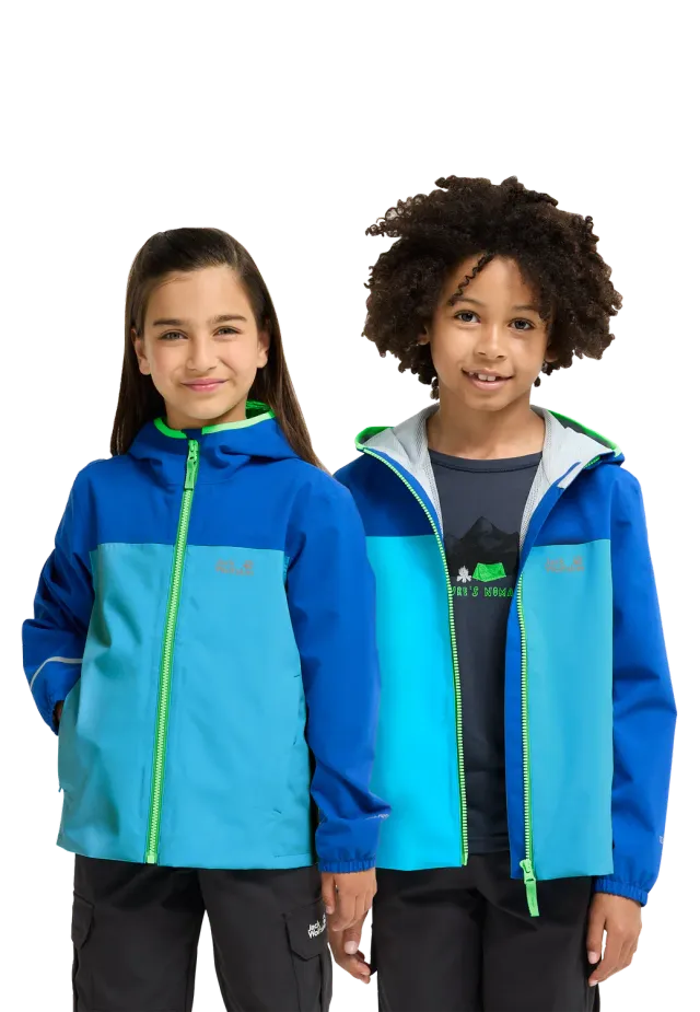 Jack Wolfskin Adventuretribe 2L JKT K veste imperméable enfant capuche