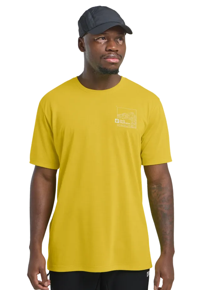 Jack Wolfskin Vonnan Graphic T t-shirt rando homme anti-odeur