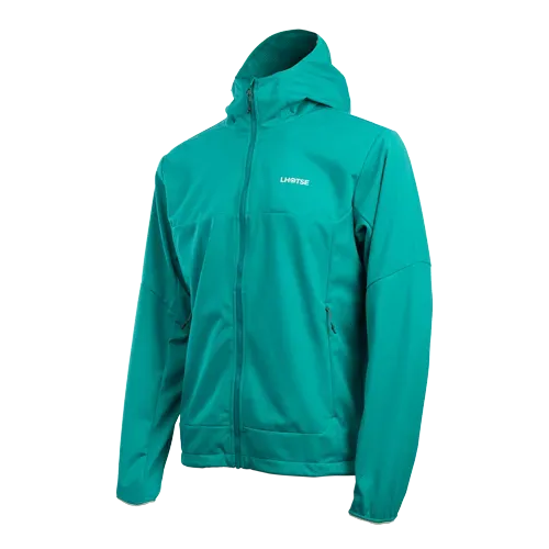 Lhotse Teiki Atlantis veste softshell bleue coupe-vent
