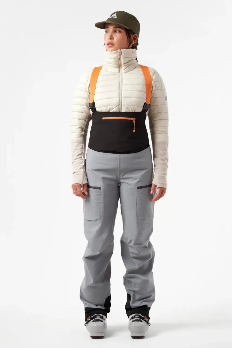 Orage MTN-X Cliff 3L Bib salopette ski bleu clair imperméable