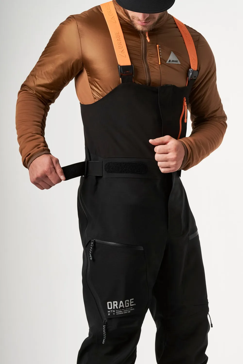 Orage MTN-X Gibson 3L Bib salopette ski noir imperméable