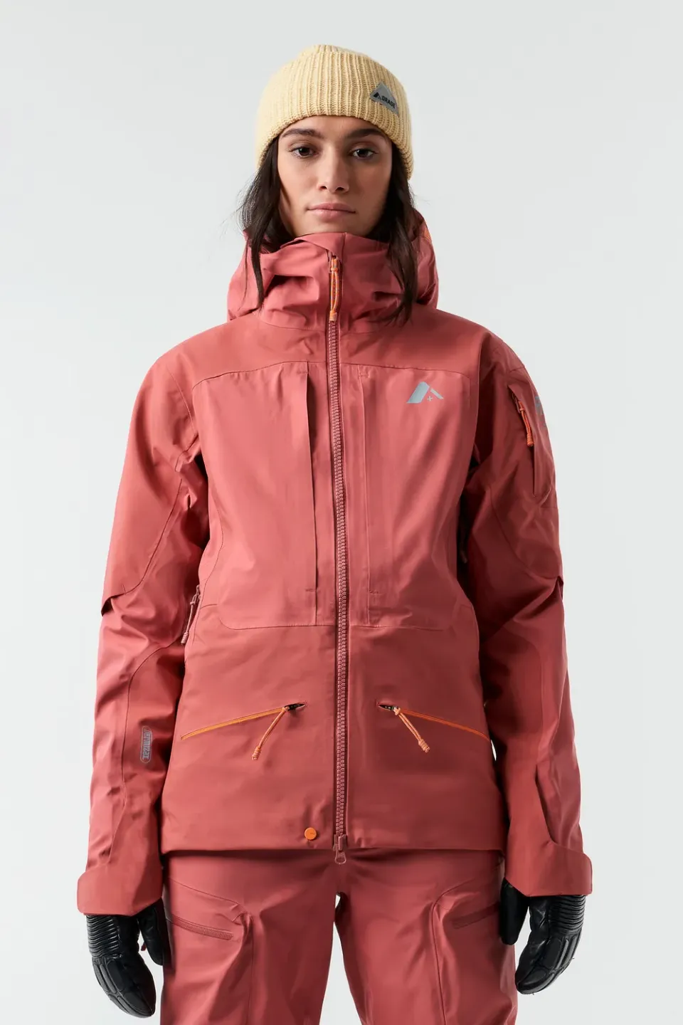 Orage MTN-X Boulder 3L veste ski femme sockeye respirante