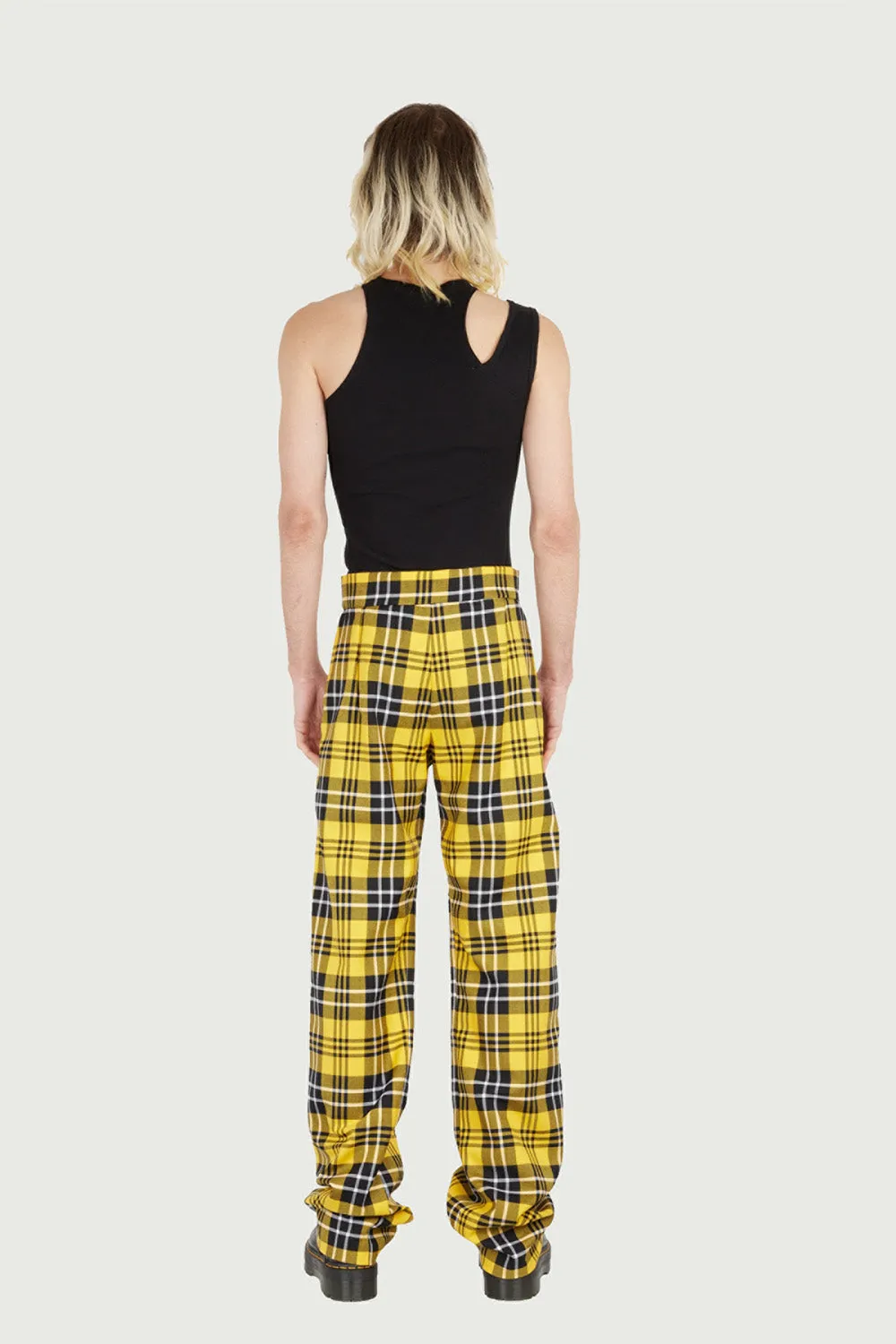Jeanne Friot Clueless pantalon tartan jupe kilt ceinture