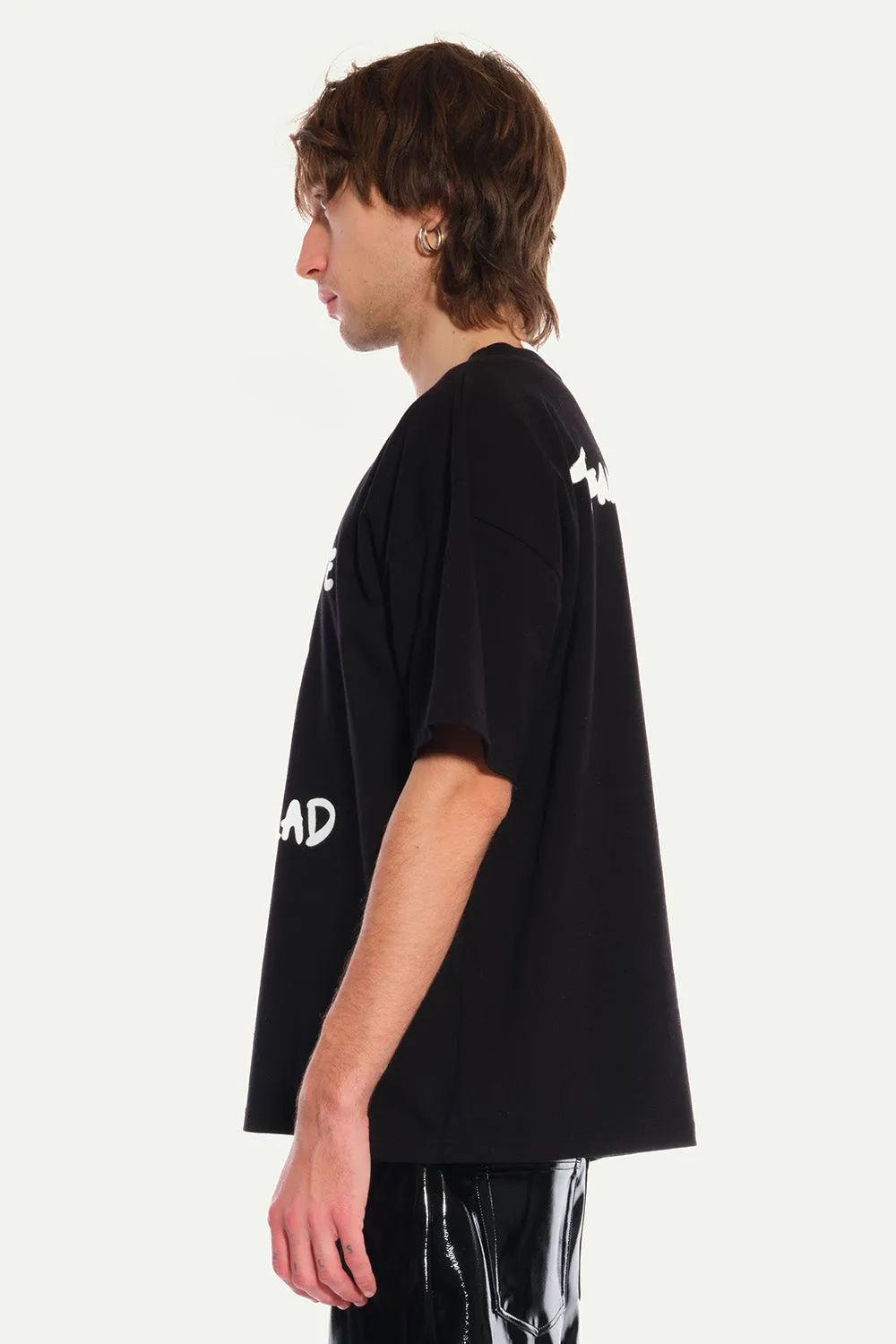 Jeanne Friot Punk tee noir slogan blanc