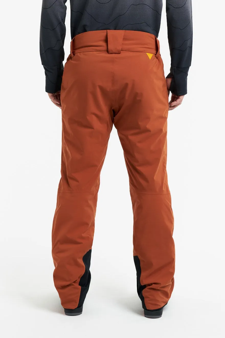 Orage Stadium pantalon ski homme Terracotta isolé