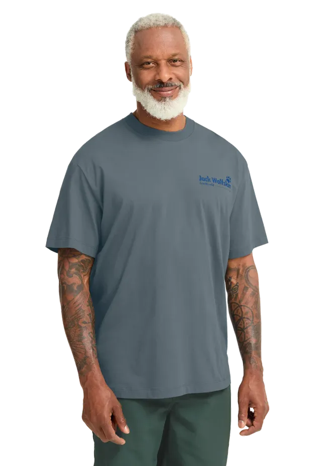 Jack Wolfskin Confident T M t-shirt homme coton imprimé