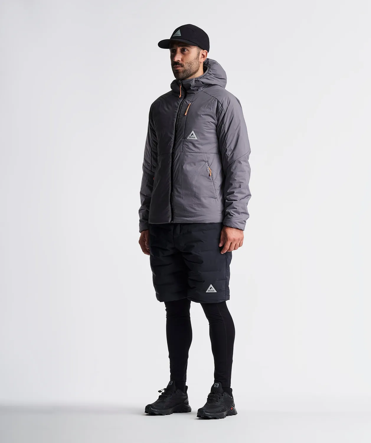 Orage Spine Hoodie veste homme noir stretch chaud