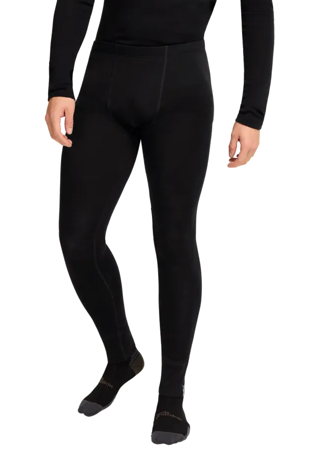 Jack Wolfskin Merino Pants collant homme laine mérinos