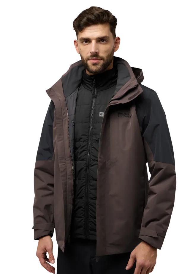 JACK WOLFSKIN ROMBERG 3IN1 JKT M veste 3-en-1 imperméable
